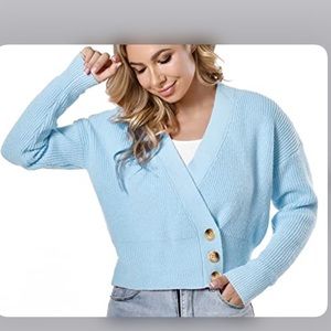 NWT ease art boutique knit cardigan sweater size medium